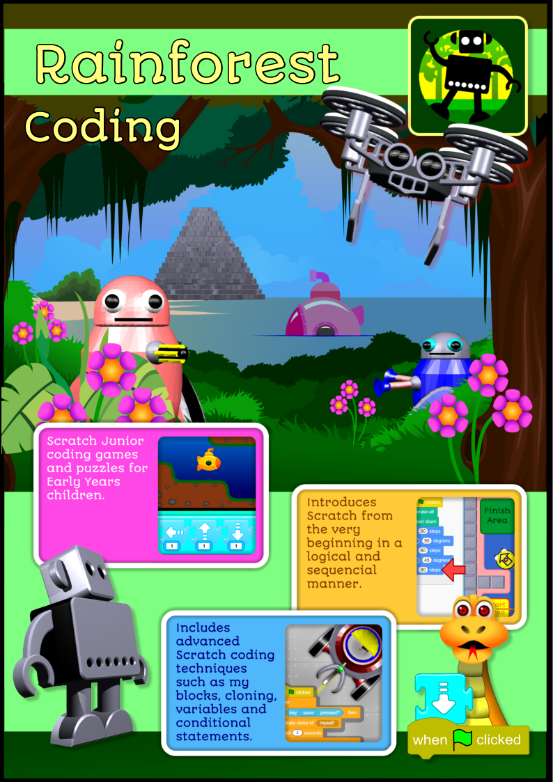 Rainforest Coding poster